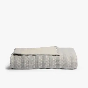 Desert Stripe Bed Blanket Queen/King Cove - Parachute