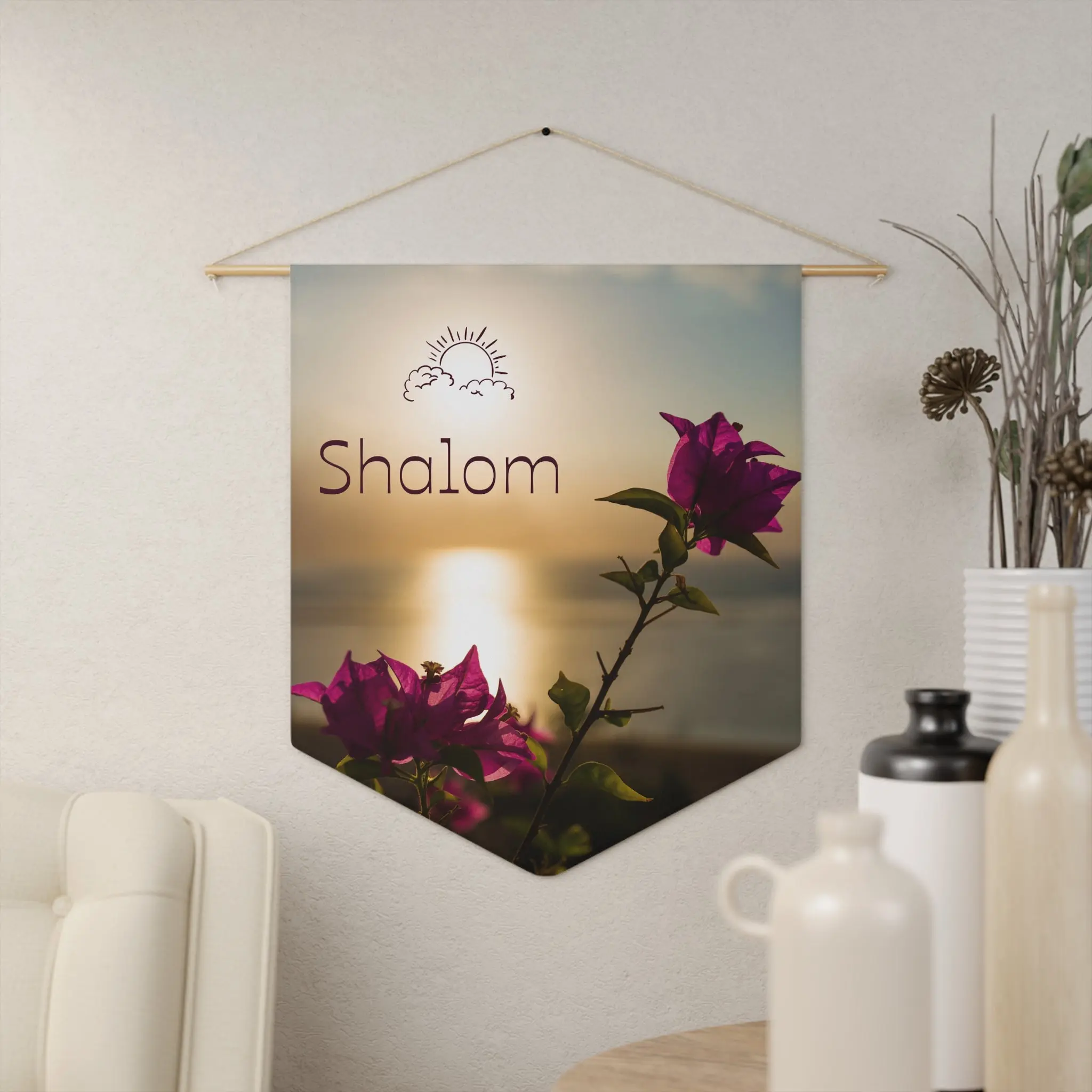 Shalom | Peace Wall Pennant