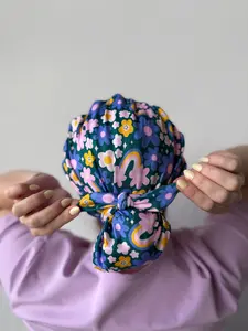 DuoStyle Scrub Hat - Happy Little Flowers