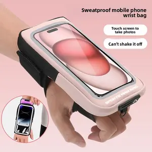 Running Phone Armband Waterproof Sports Arm Bag, Fitness Wrist Pack for Men & Women