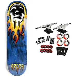 Opera Skateboard Complete Woolley Flame 8.5" x 31.95"