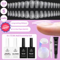 Short Coffin 【Kit】16 Sizes-224 Pcs