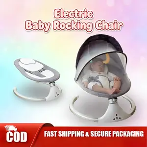 Electric Baby Bouncer with Removable Mosquito Net – Protect Baby from Bugs