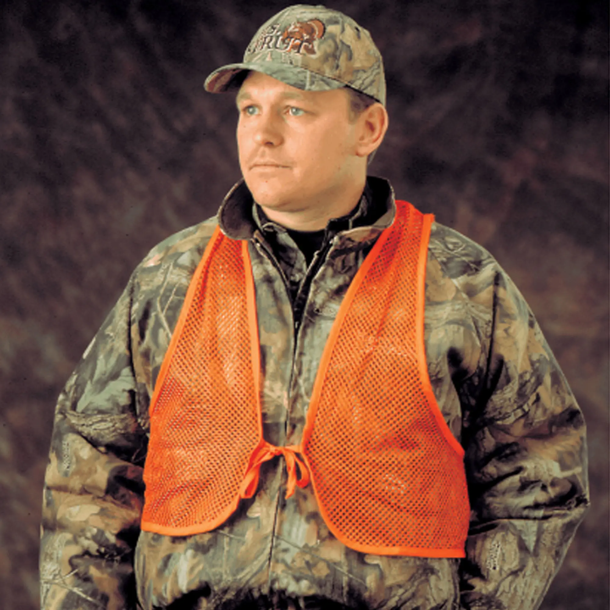 Hunter's Specialties Mesh Safety Vest - Blaze Orange - One Size Fits Most Adults