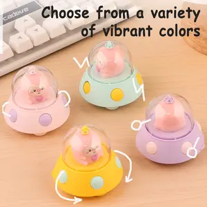 TTZZ Cartoon UFO Projector Light-Up Toy for Baby Early Education, Mini Cartoon Projection Lamp Gift