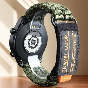 Handmade Nylon Watch Band for Samsung Galaxy S Series & Huawei Watch, Durable Replacement Strap for Smartwatches, Stylish Design, Smart Watch Straps