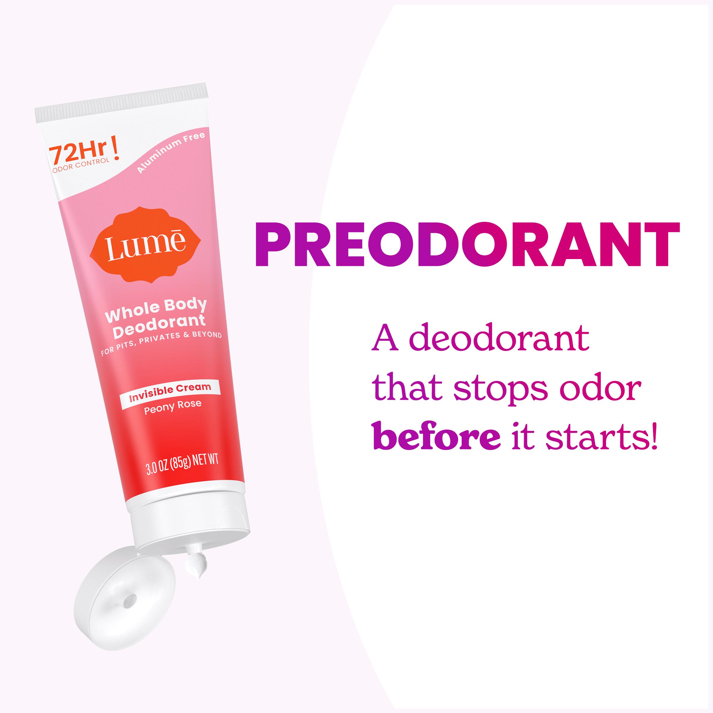 Cream Tube Lume Whole Body Deodorant - OB/GYN Created