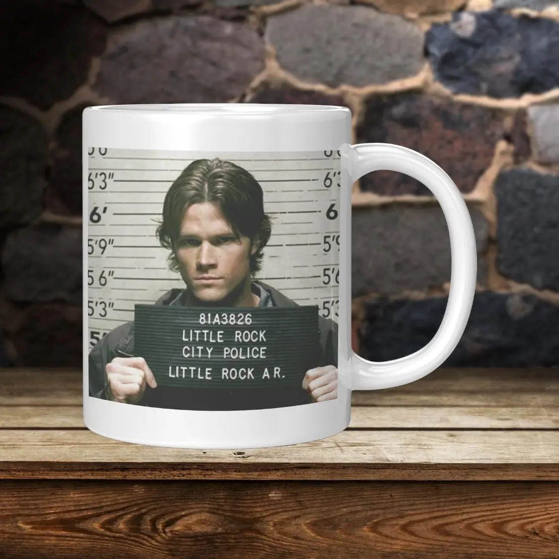 Supernatural Mug: Sam & Dean Winchester Mugshot Coffee Cup #CuteDrinkware #AnimalHumor  # ai generated book mug  # ceramic cups
