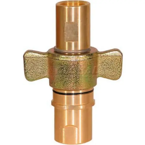 Buyers Products B919614 QDWC241 Wing Type Quick Detach Hydraulic Coupler with 1.5 in. NPT Coupler, 100 Flow GPM