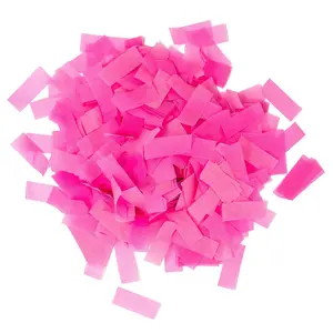 Neon UV Hot Pink Tissue Paper Confetti (1lb)