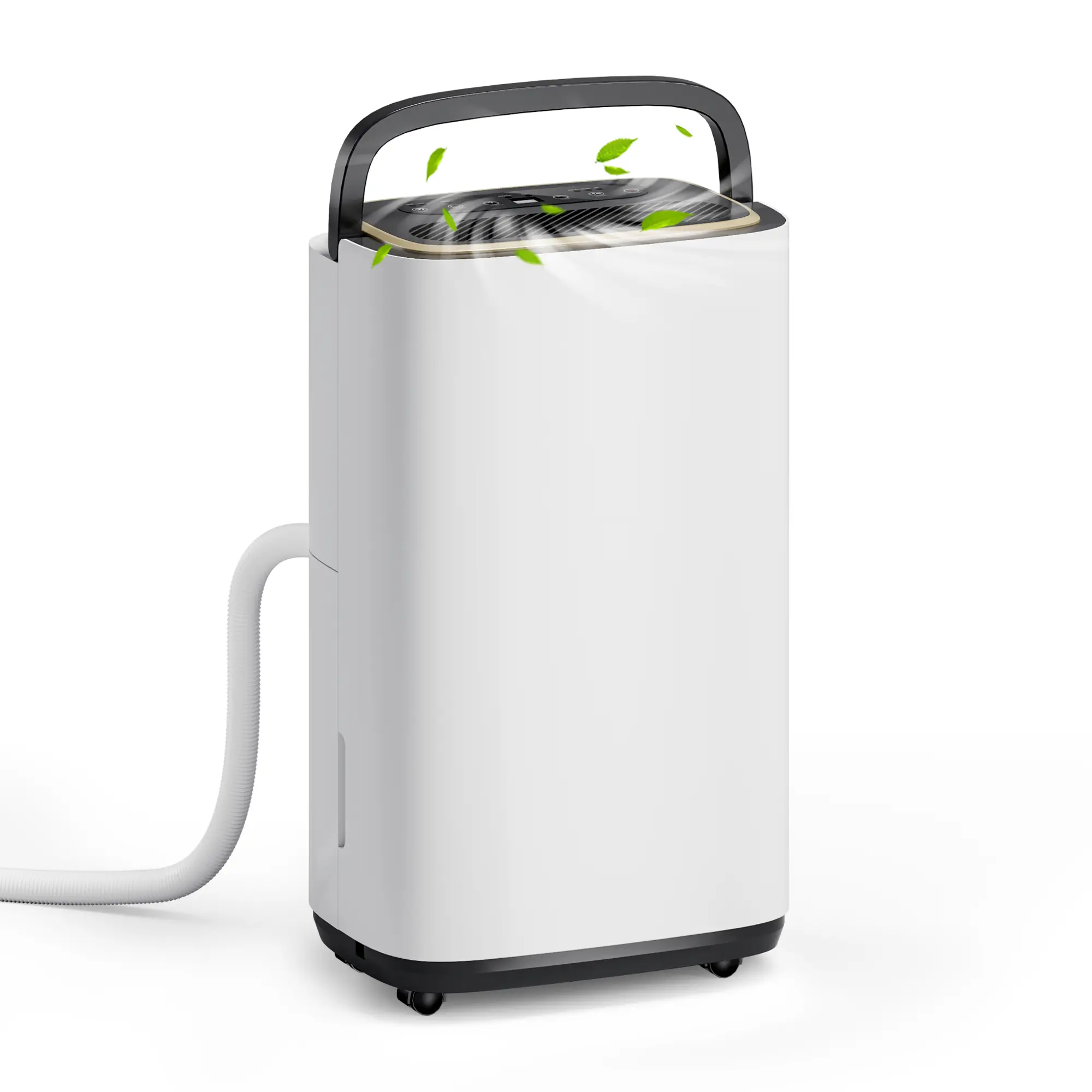 TEHANLD 5000 Sq.Ft Dehumidifier, 52PT/24H Dehumidifiers with Drain Hose for Basement, Large Compressor Dehumidifier for Basement/Laundry/Bedroom/Office, Dehu/Dry/Air Mode, Humidity Display/Timer/Child Lock