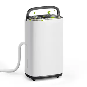 TEHANLD 5000 Sq.Ft Dehumidifier, 52PT/24H Dehumidifiers with Drain Hose for Basement, Large Compressor Dehumidifier for Basement/Laundry/Bedroom/Office, Dehu/Dry/Air Mode, Humidity Display/Timer/Child Lock