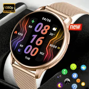Women's Ip67 Waterproof Smartwatch, Health Smart Watch, Call & Message Notifications, Compatible with iOS & Android Devices
