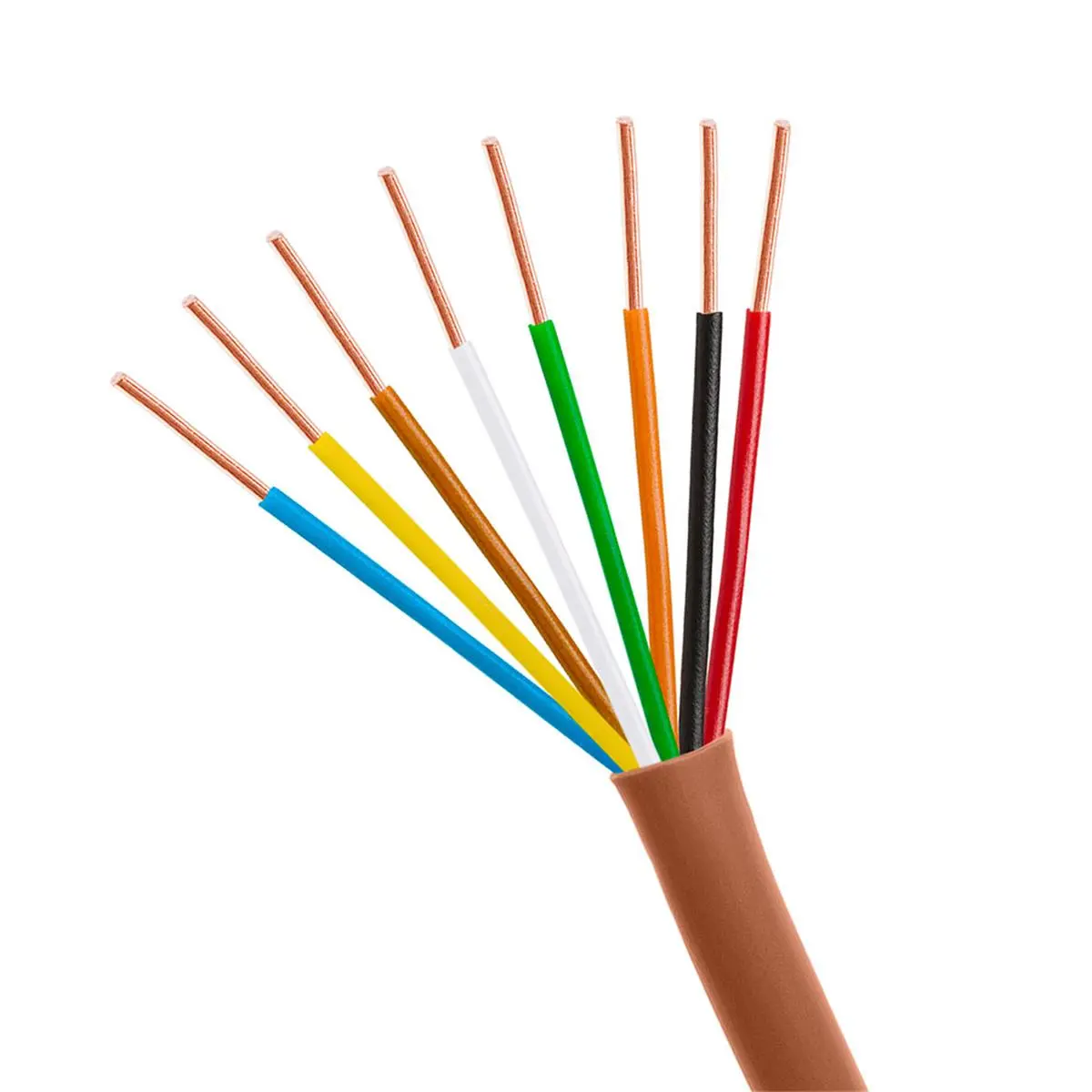 212 MAIN Thermostat Wire, 250 ft 8/18 Gauge Unshielded PVC Jacket Cable, Red Bare Copper, CL2R Rated, ETL Certified, Power Limited, for HVAC Controls, Heat Pumps