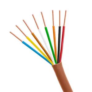 Cmple  250 ft. 18-8 Thermostat 18AWG 8 Conductor Unshielded Cable, Red