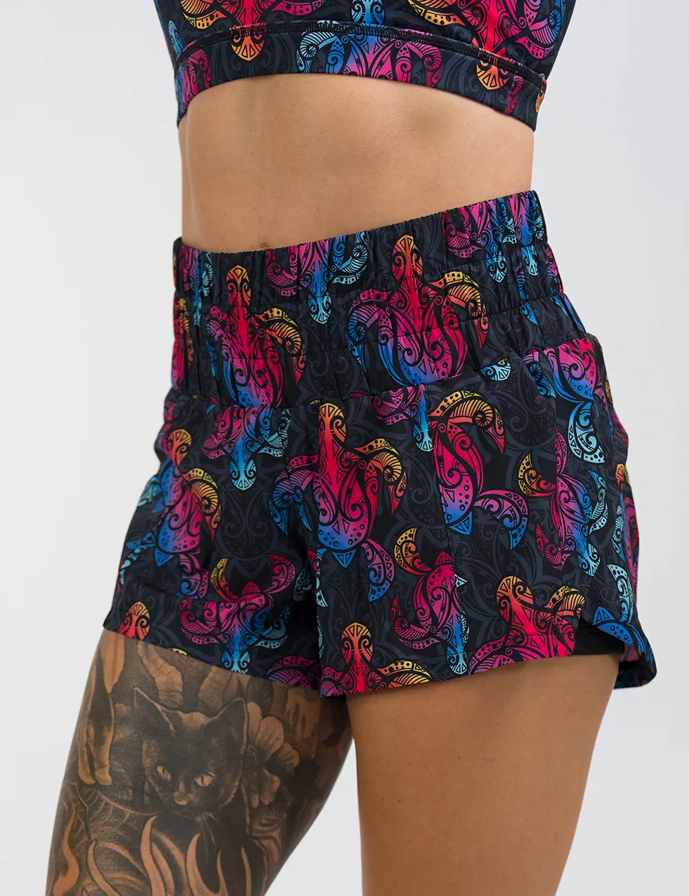 CVG Day Dream Shorts Shell Yeah, Sportswear, Sports Shorts, Workout Shorts, Gym Shorts, Activewear Fit Womenswear Orange Bottom