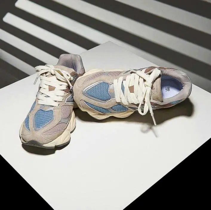 Vintage Chunky Mesh Sneakers Unisex Casual Walking Shoes Lightweight Platform Dad Sneakers