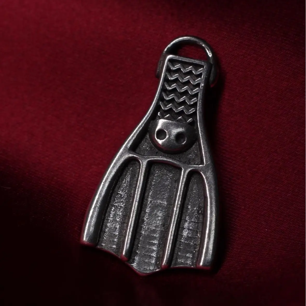 Scuba Fins, Diver Pendants, Tec Dive, Couple Pendants