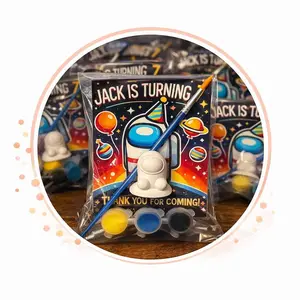 Personalized Kids Party Favor Set, Space Theme Birthday Bags, Custom Name Gifts, Party Giveaway Amung Us