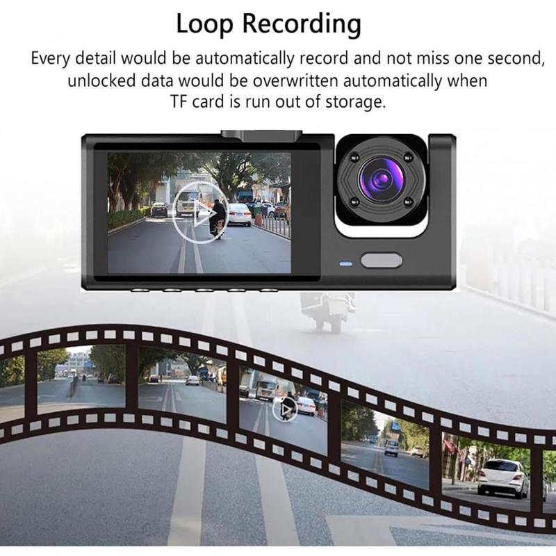 Dash Camera for Car Security Camera Dash Cam Mini Car Recorder 2 Inch Screen Front and Inside Dual Car Cameras 1080P with WDR, Night Vision, G-Sensor Auto Lock, Loop Recording