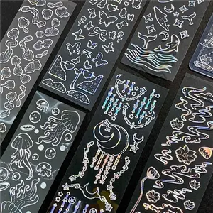 PET Laser Foil Stickers Good for DIY projects