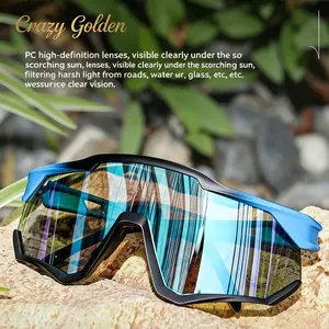 Hiking & Mountaineering Sunglasses — Colorful, Windproof, UV-Protective Eyewear for Men and Women (Cycling Glasses)