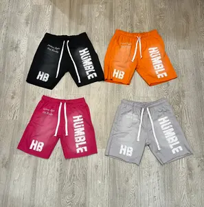 ONLY THE GREAT PREVAIL SHORTS 300GSM French Terry Acid Wash Screen Printed True to Size PreMade Ships Next Day