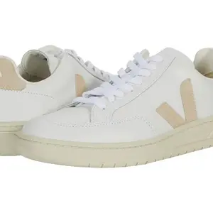Veja V-12 Leather Extra White Sable Sneakers US 8 Brand New With Box