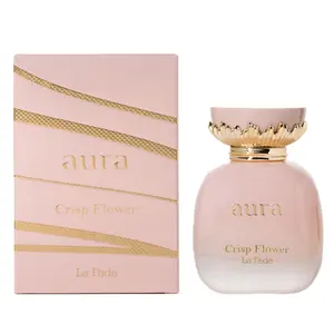Khadlaj La Fede Aura Crisp Flower for Women Eau de Parfum Spray, 3.4 Ounce