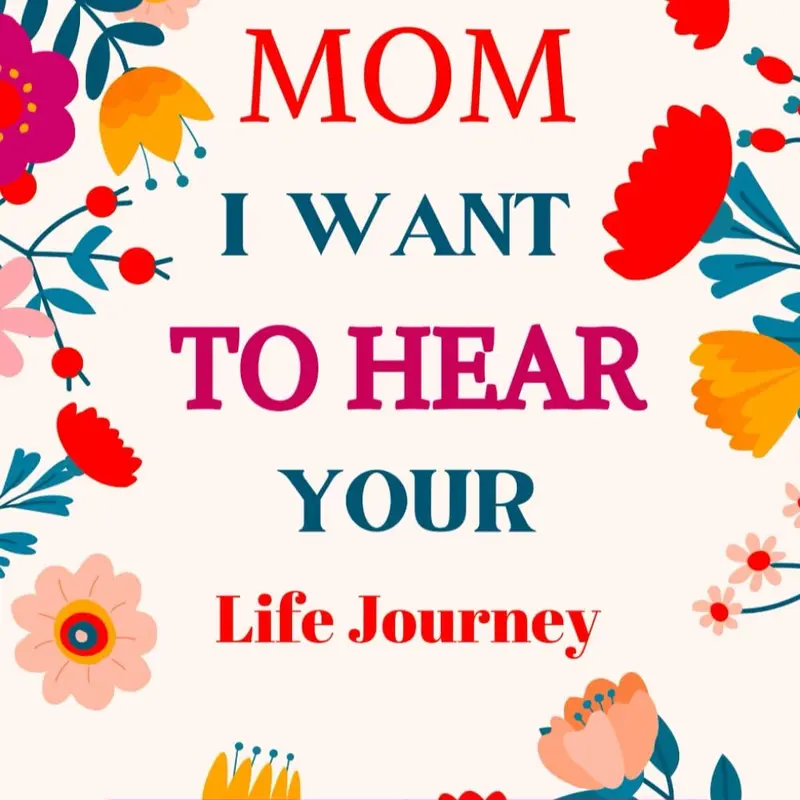 "Mom I Want To Hear Your Life Journey" Parenting & Family Paperback Book - Guided Journal, Memory Keepsake with Prompts for Reflections, Love & Legacy, Perfect Size 6x9, Safe Materials (Humanities & Social Sciences)