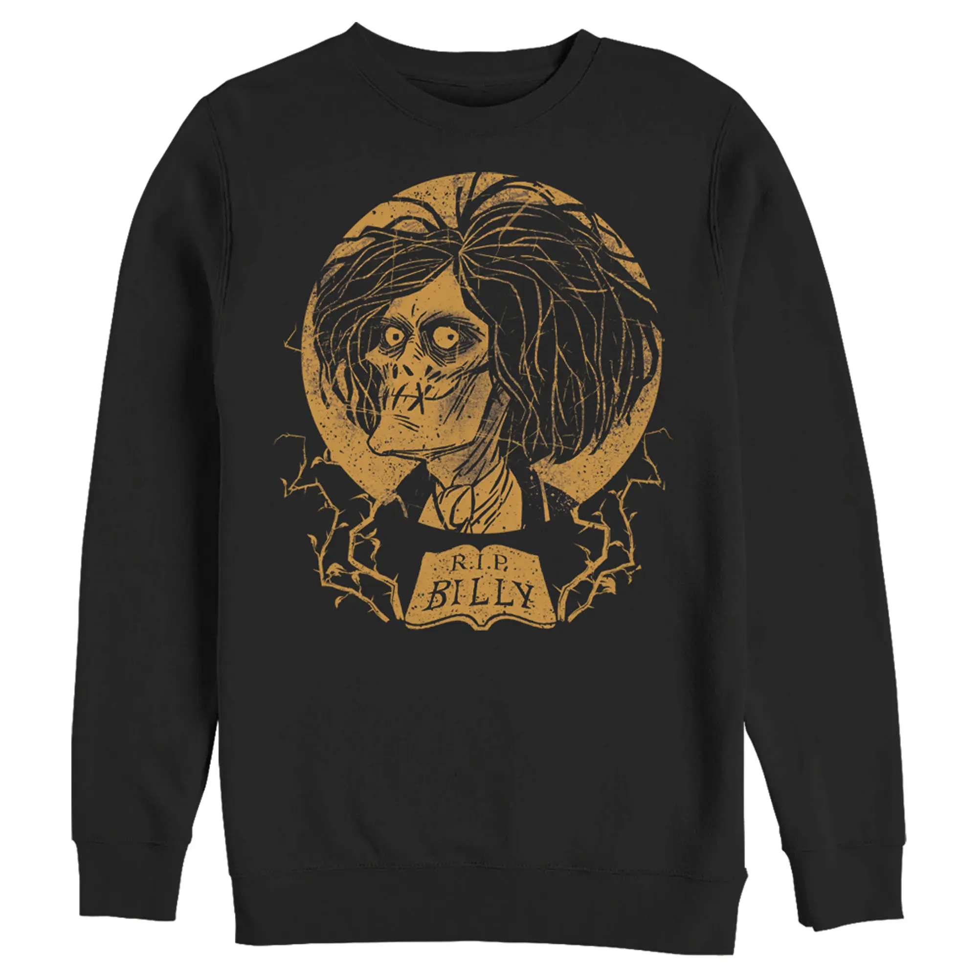Men's Disney Hocus Pocus Billy Zombie Portrait Sweatshirt