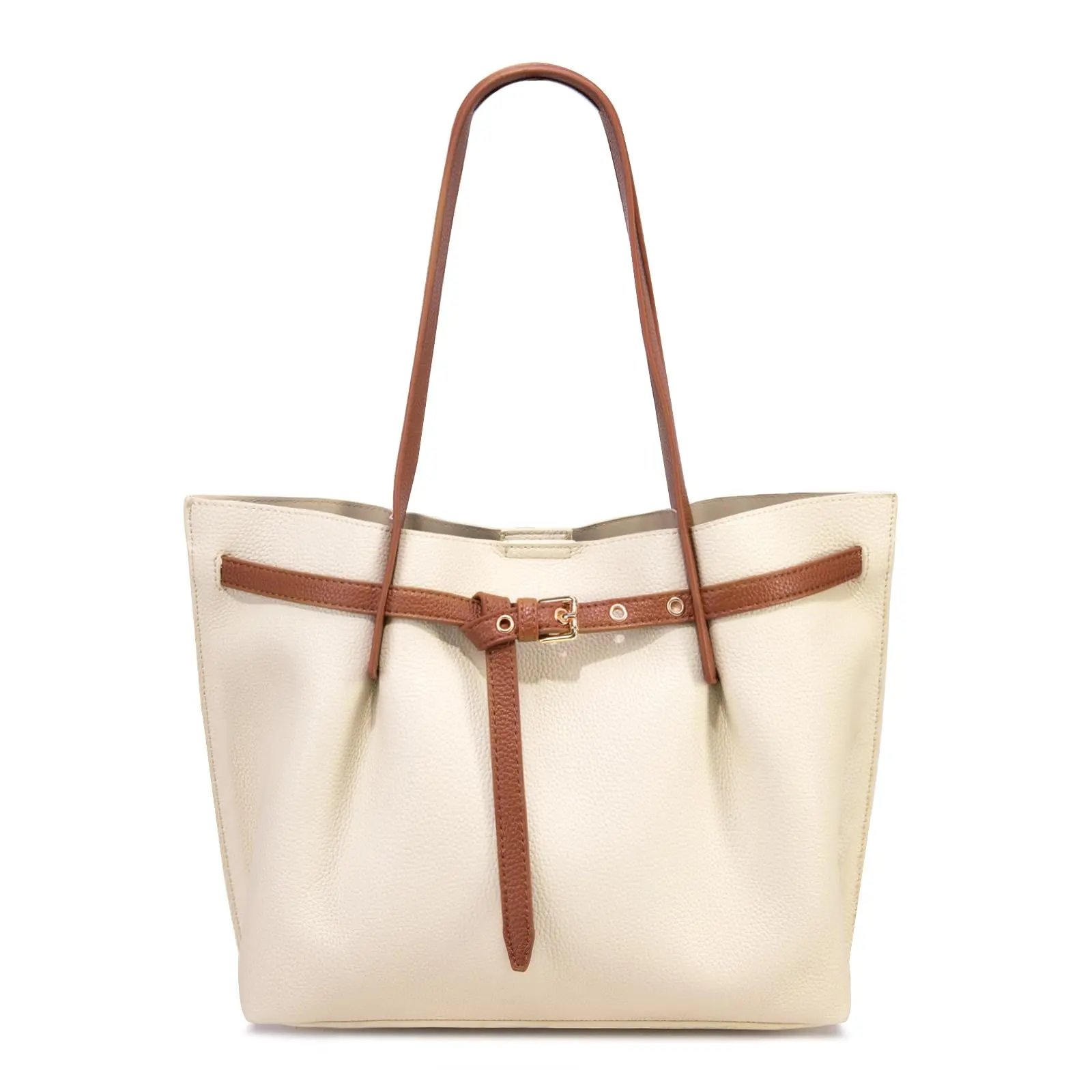 Montana West Tote Bag for Women Designer Purses and Handbags with Belted Detailing