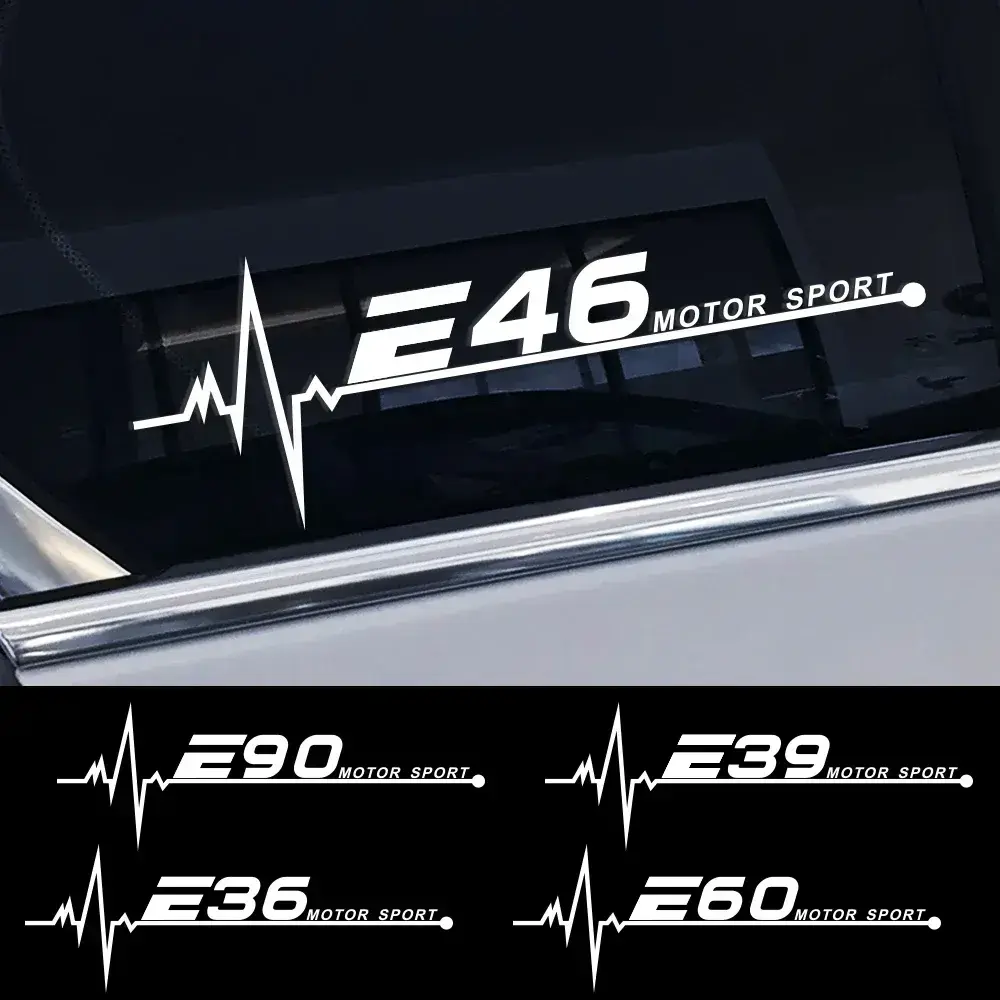 2026 New Car Side Window Sticker Auto Decor Film Decal Accessories for BMW E46 E90 E91 E60 E39 E36 E87 E92 E30 E34 E61 E62 For your Cars