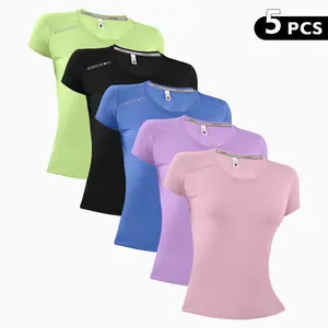 Women’s Quick-Dry Short-Sleeve T-Shirt for Summer Outdoor Running/Training/Gym Wear — Lightweight, Breathable Fitness Top