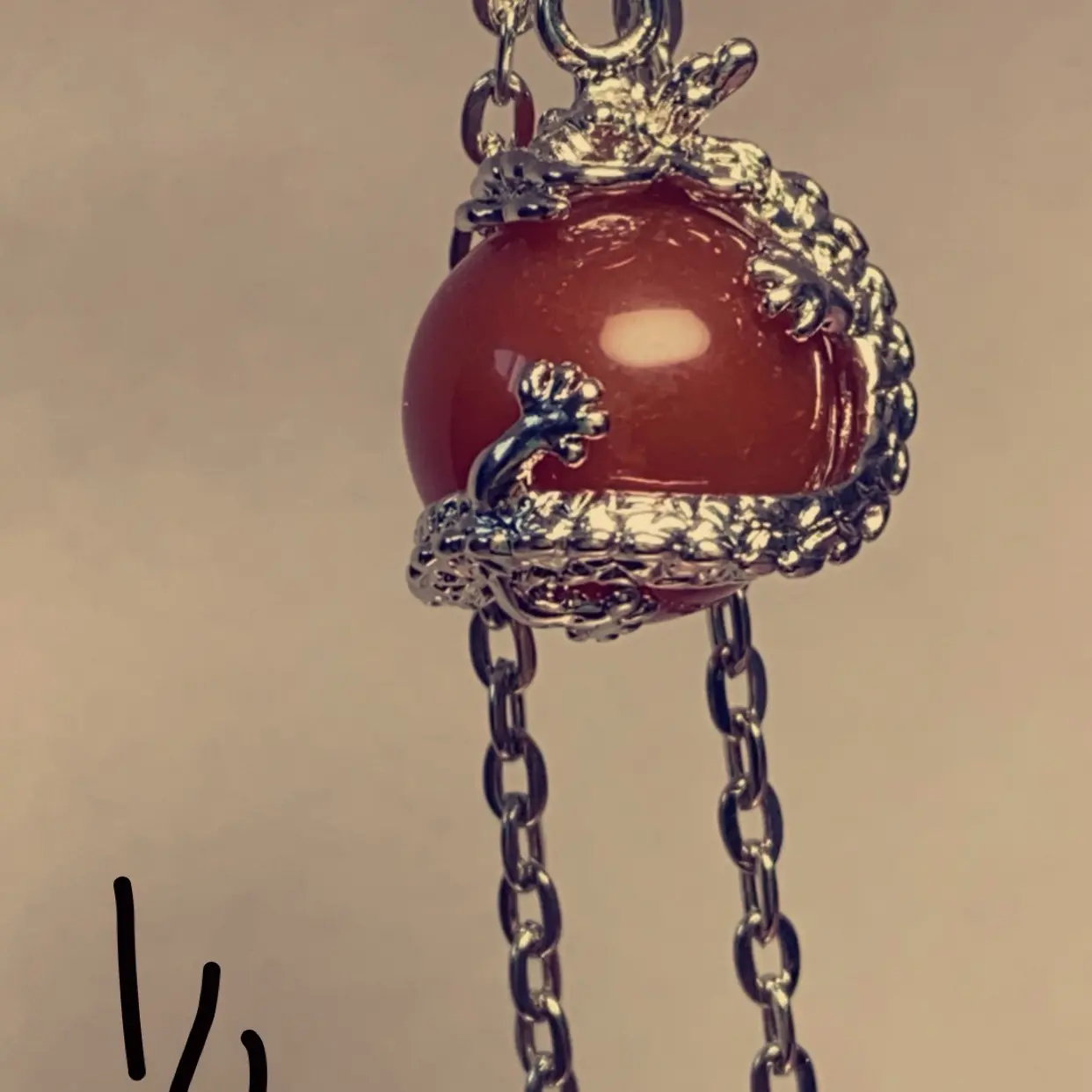 Dragon wrapped gemstone spheres