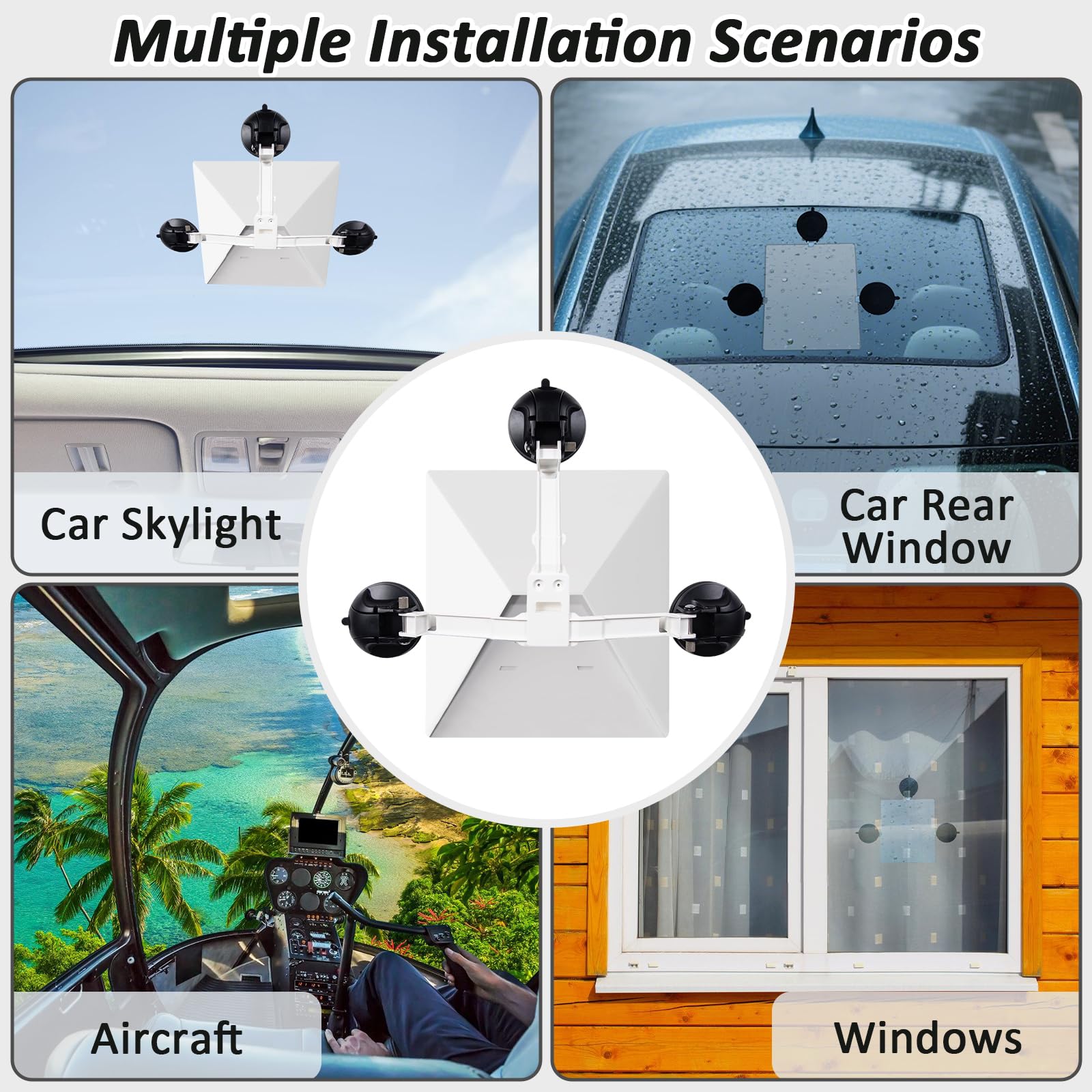 Starlink Mini Mount Car Suction Cup for Car Windows & Sunroofs, Strong Suction for Stable Satellite Signal on RVs, Boats, Road Trips Starlink Mini Mount Car Suction Cup for Car Windows & Sunroofs, Strong Suction for Stable Satellite Signal on RVs, Boats, Road Trips