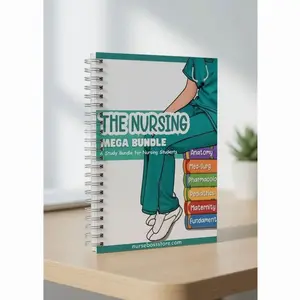 The Ultimate Nursing Mega Bundle | Spiral Bound Notes for Nursing School & NCLEX