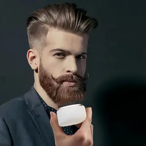 Electric Beard Straightener, Portable USB Rechargeable Beard Straightening Brush, Multifunctional Hair Straightener for Men, Hair Straightener Comb