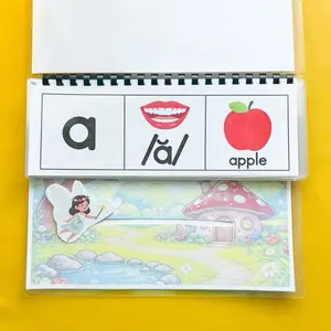 Slide & Say Fairies: Hands-On A–Z Alphabet Letter Sound Practice Book with Movable Fairy Reading Tracker