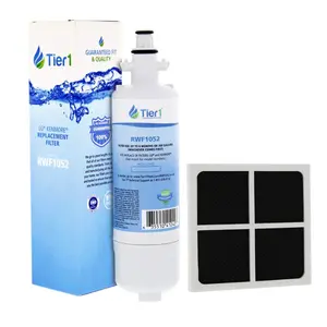 Tier1 ADQ36006101 Refrigerator Water & Air Filter Combo | Replacement for LG LT700P, ADQ36006102, Kenmore 46-9690, 469690, ADQ36006101-S, RFC1200A, WSL-3, FML-3, LT120F, Fridge Filter