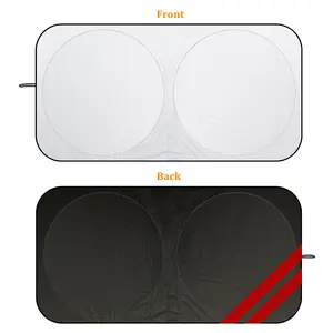 Universal Car UV Blocking Windshield Sunshade,63*34 Inch,Foldable,Easy to Store,Reduces Cabin Temperature,Front Window Sunshade,Visor Shield Cover for Car Interior Protection,Outdoor Parking
