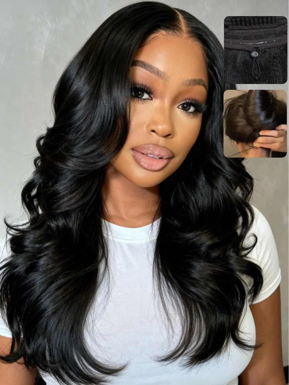13X4/13X6 Glueless Wigs Body Wave Human Hair Wear And Go Lace Closure Wigs Pre Cut Pre Plucked Body Wave 6X4 7X5 Hd Transparent Lace Closure Wig Brazilian Ready To Wear Wigs For Women Summer Hairstyles Vacation Hair Beginner Friendly#DealsForYouDays