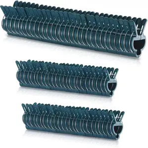 Plant Support Clips, 80 PCS Gentle Flower Plant Clamps for Supporting Vine Climbing Plants, Gardening Lever Loop Gripper Clips Help Stems Vines Grow Straight Upright, 2 Sizes in one Pack