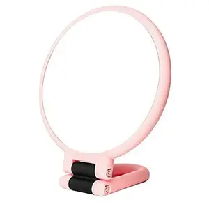 15X Magnifying Handheld Mirror, Compact, Multifunctional, Lightweight, Adjustable Stand, 9x4.7 Inches Makeup Clear Pack Cosmetic