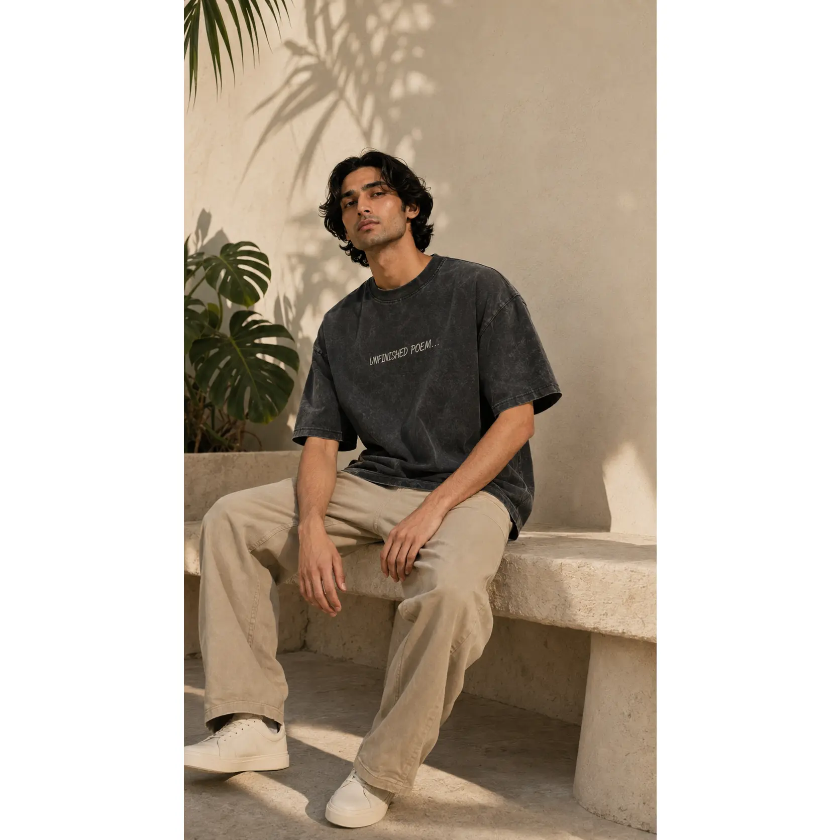 The Unfinished Poem Wash Boxy T-Shirt