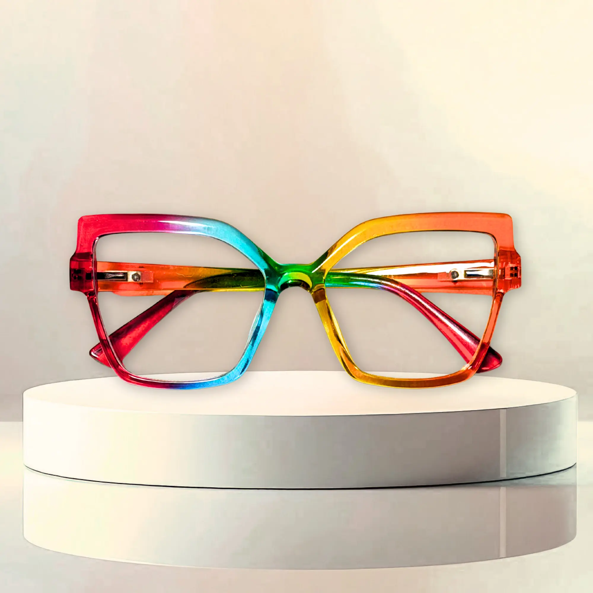 Rainbow Non-Prescription Fashion Eyewear Frames