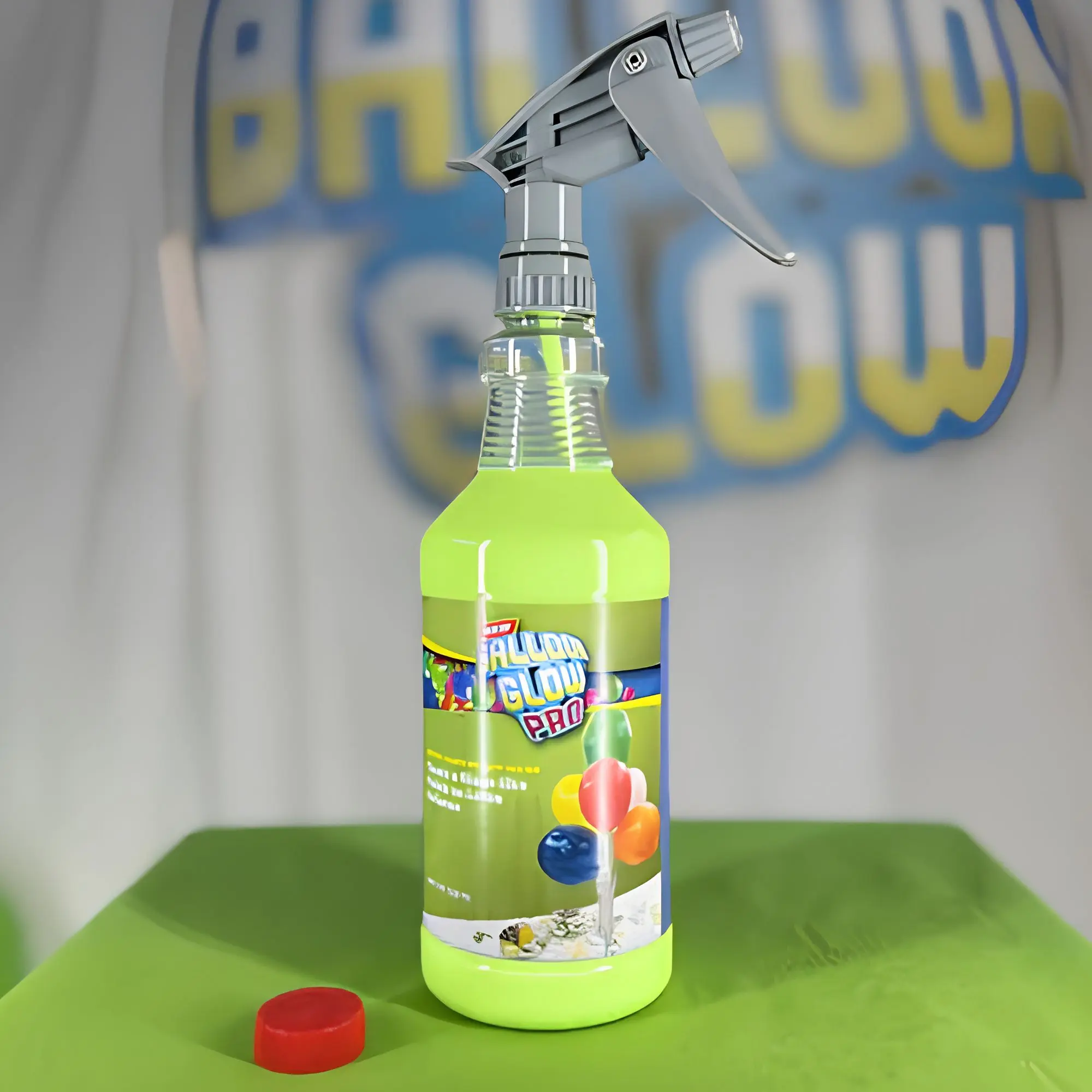 PRO Balloon Glow Spray, 32 oz Festive Party Supply with Attached Sprayer