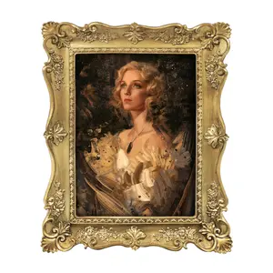 Fashion Resin Lace Gold  Frame