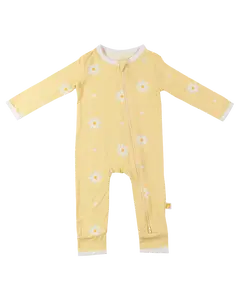 Zippered Romper (Daisy Yellow)