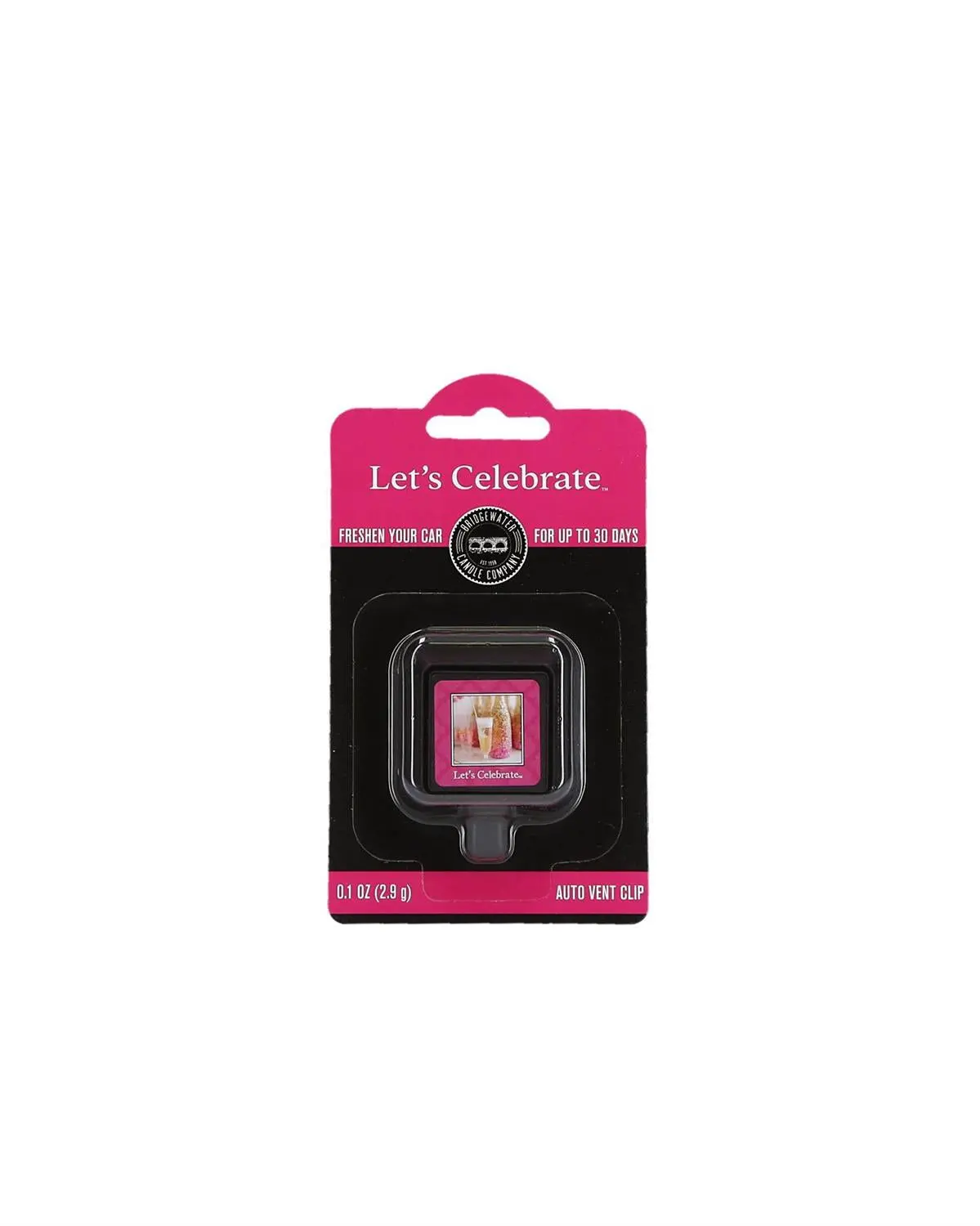 Auto Vent Clip - Let's Celebrate